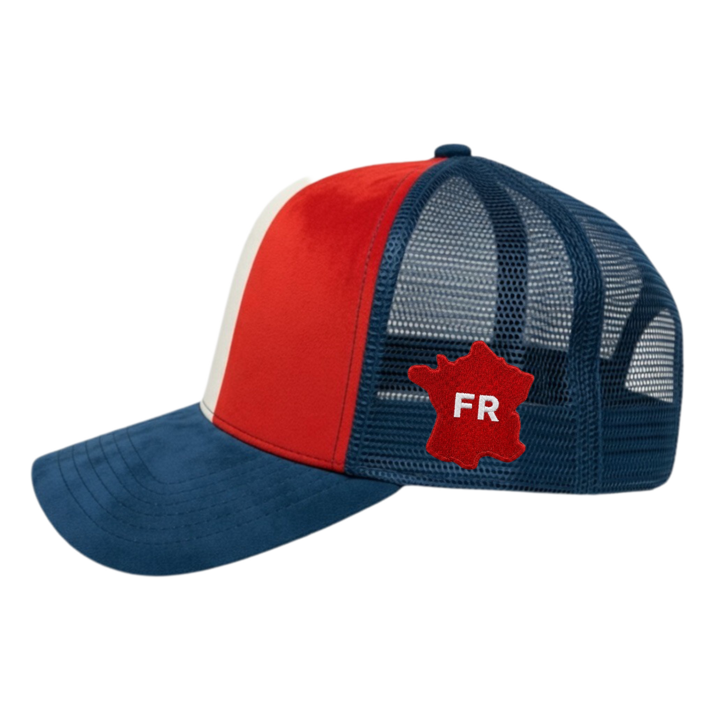 France Flag Suede Trucker Hat