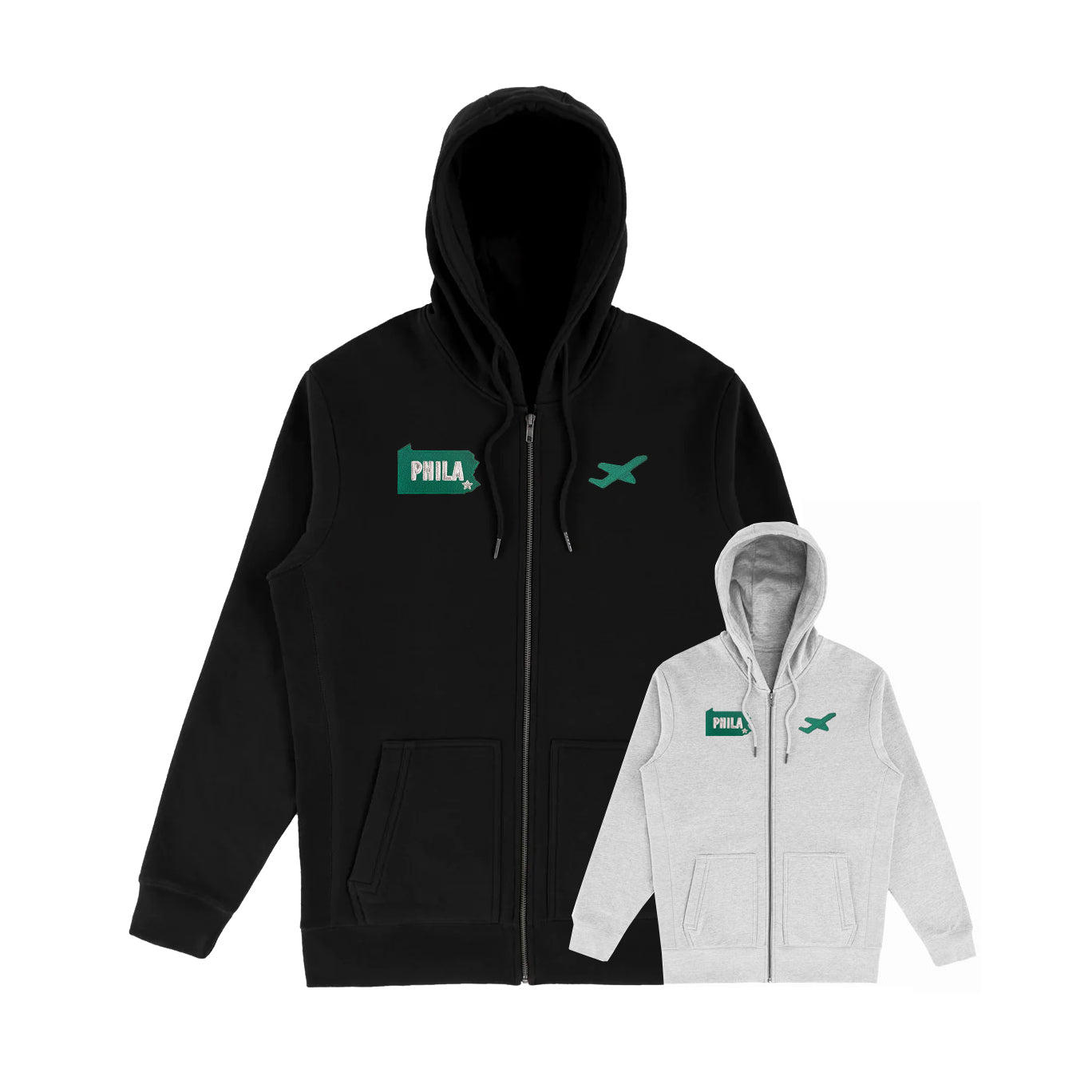 Philadelphia City Zip-Up Hoodie