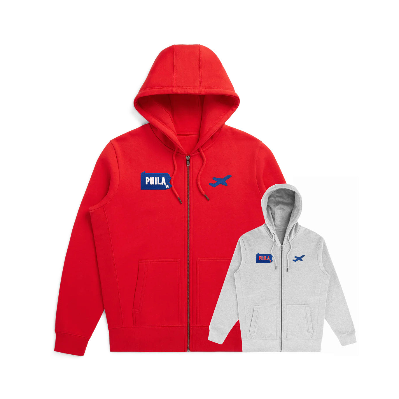 Philadelphia City Zip-Up Hoodie