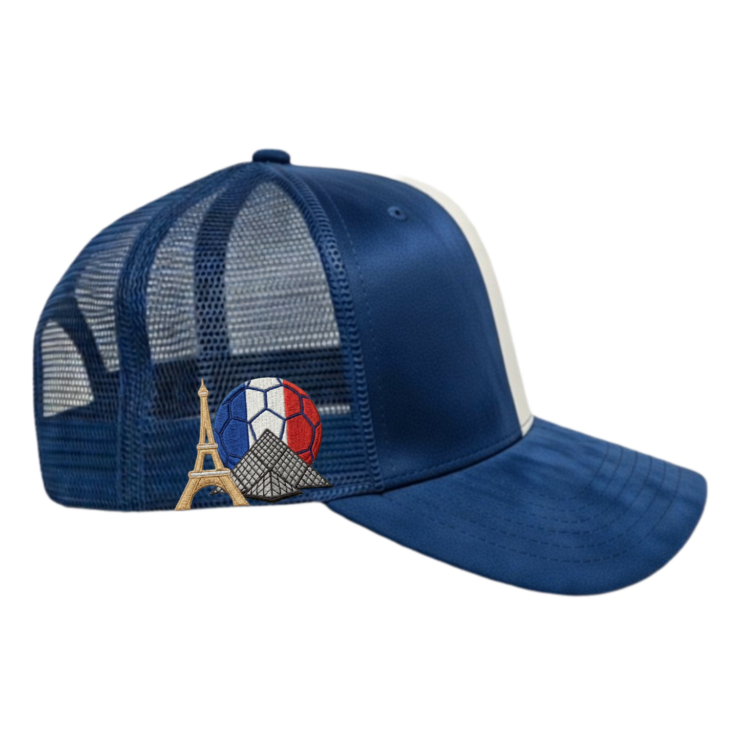 France Flag Suede Trucker Hat