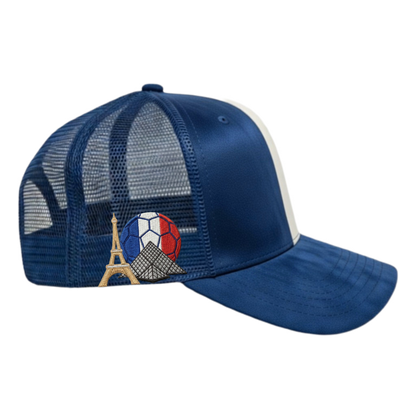 France Flag Suede Trucker Hat
