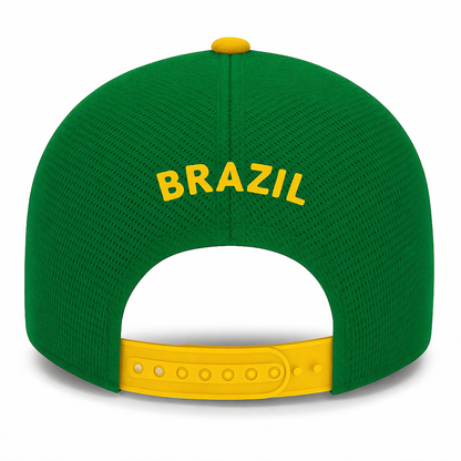 Brazil Flag Suede Trucker Hats