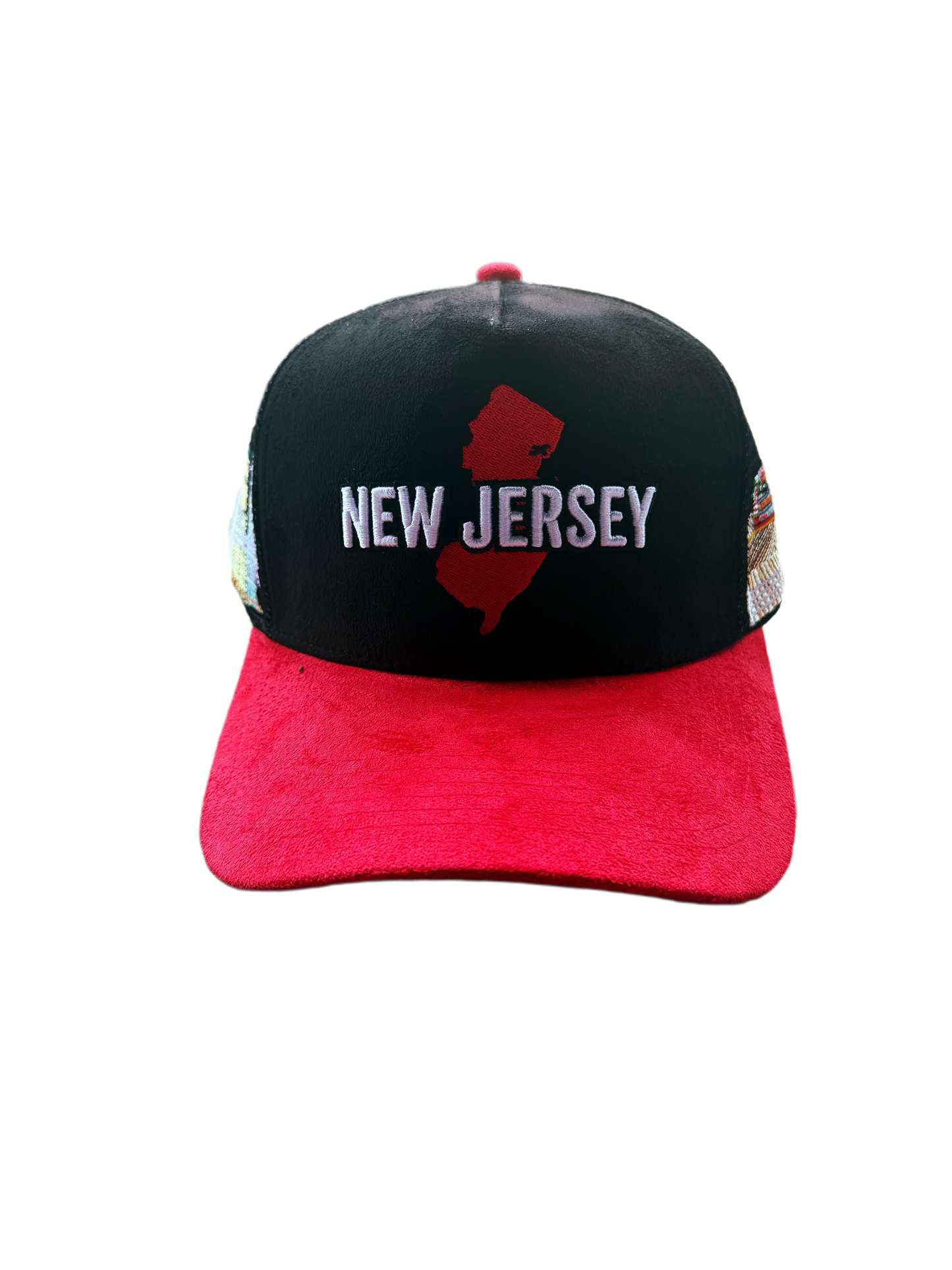 New Jersey Garden State Suede Trucker Hat