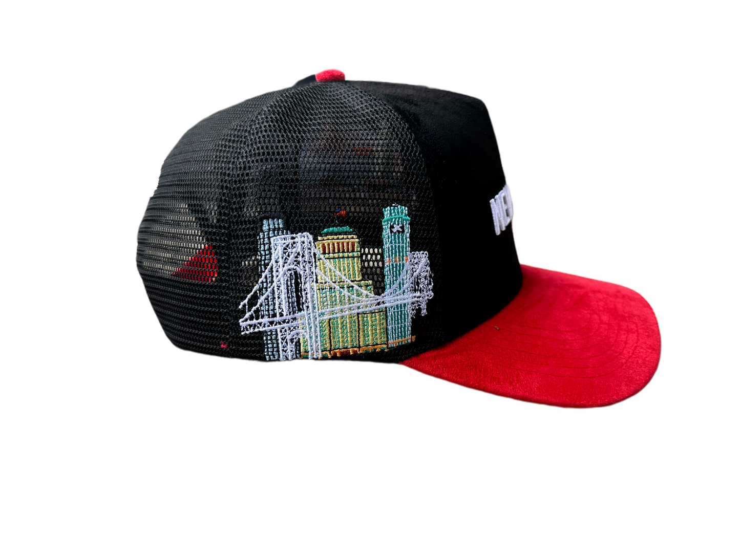 New Jersey Garden State Suede Trucker Hat
